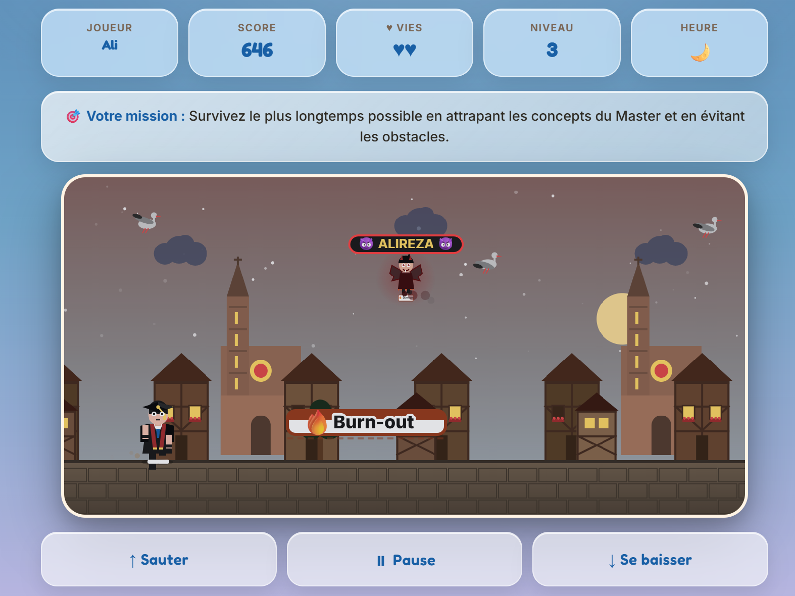 Educational game for CFTN